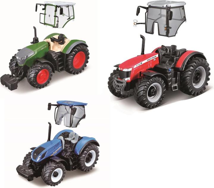 Actual product image Bburago 10cm farm tractor, assorted, 18-31610