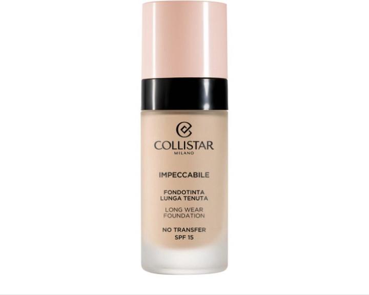 Actual product image Collistar Impeccabile Long Wear Foundation Spf 15 1n - Ivory 30ml (1N)