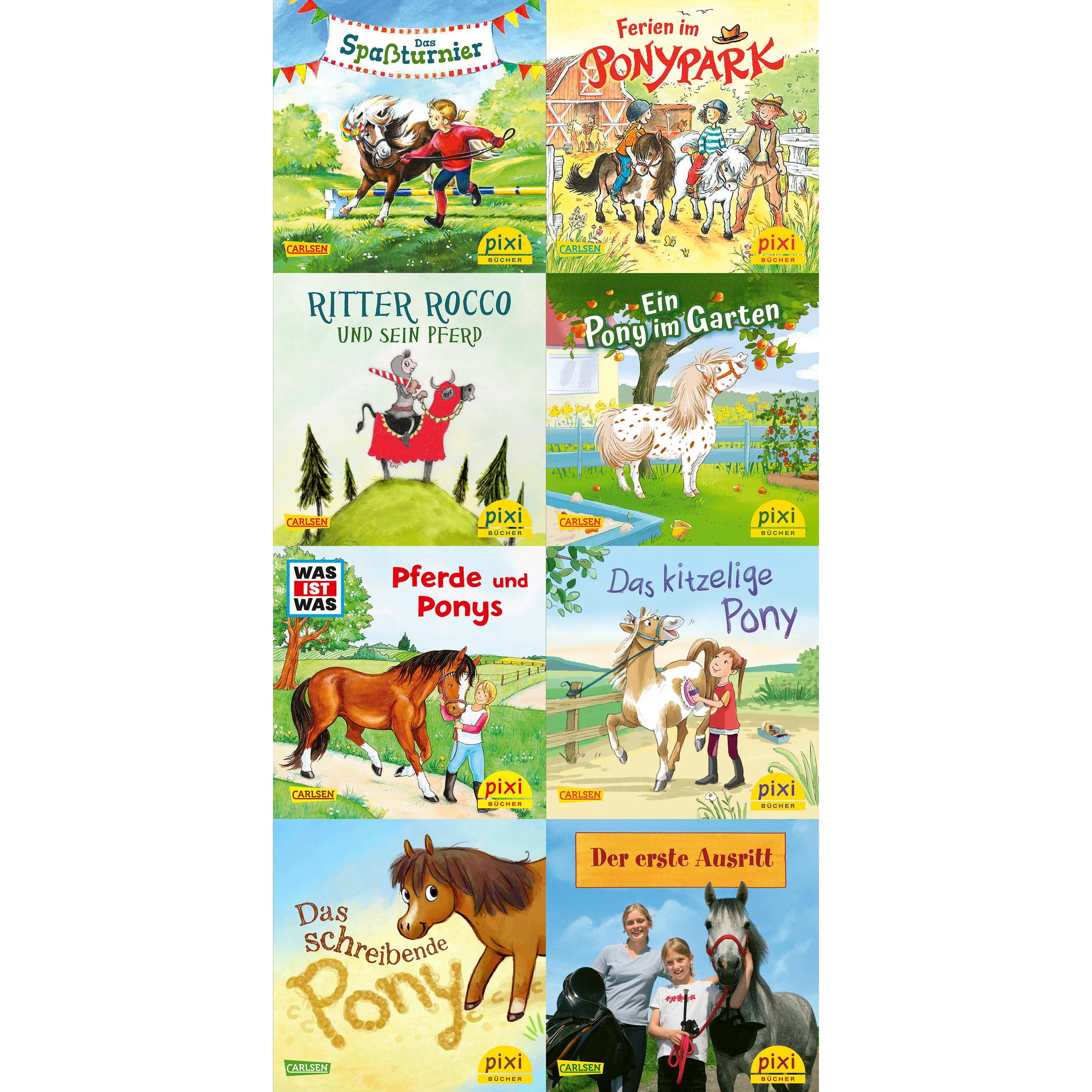 Pixi-Box 284: Pixis bunter Ponyhof (8x8 Exemplare), Kinderbücher von Diverse