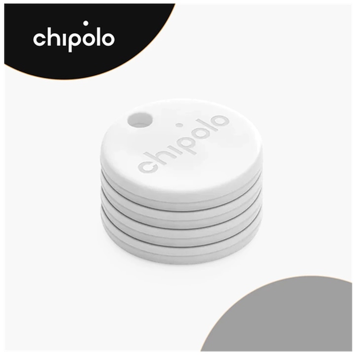 Produktbild Chipolo One WeiÃŸ 4-Pack (iOS, Android)