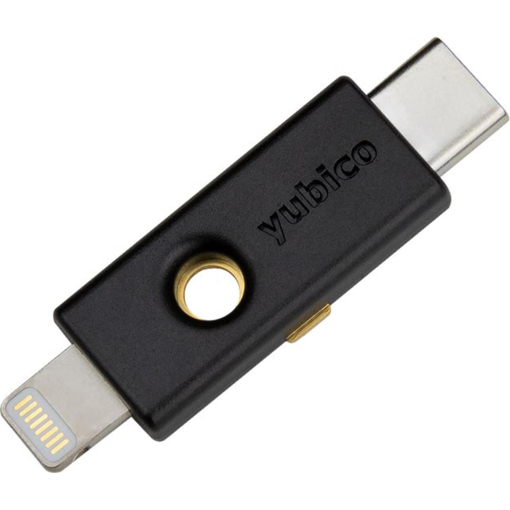 Yubico YubiKey 5Ci, Notebook Security, Schwarz, Silber