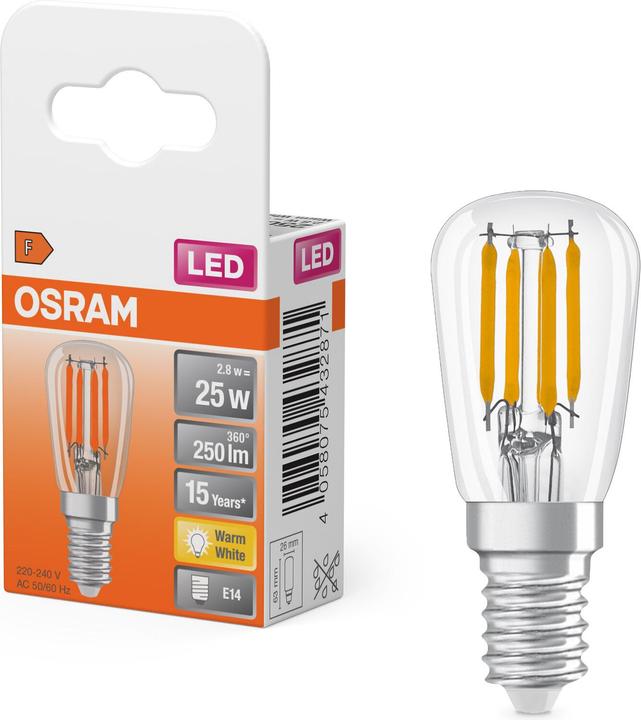 Produktbild Osram Special T26 (E14, 2.80 W, 250 lm, 1 x, F)
