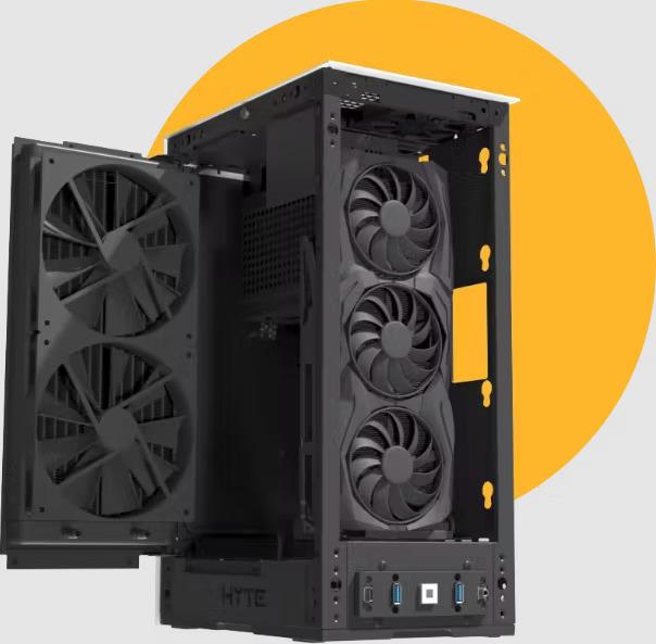 Actual product image Hyte Revolt 3 (ITX)