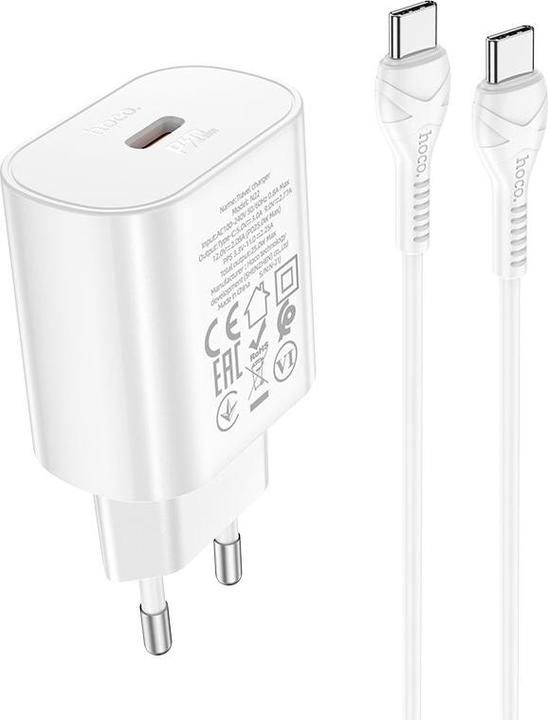 Image du produit Hoco Chargeur avec câble de type C (25 W, 1 portion)
