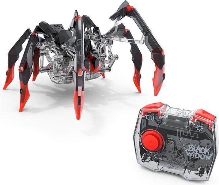 Hexbots HEX interaktives Spielzeug Black Widow