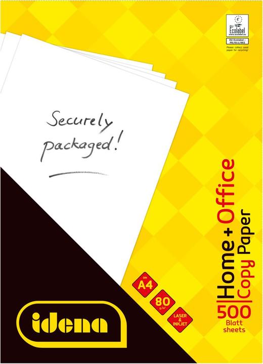 Produktbild Idena Kopierpapier A4 80g weiss 500 Blatt Home (80 g/m², 500 x, A4)