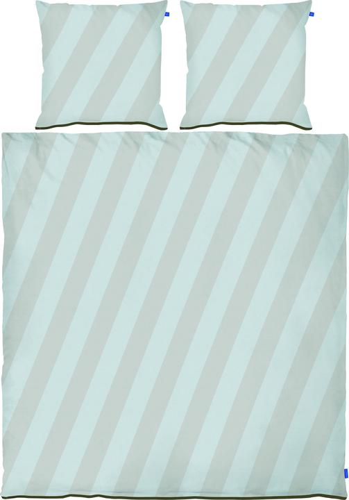 Produktbild Mette Ditmer DIAGONAL Bedding 140 x 200 cm - Light blue (Bettwäsche Set, 140 x 200 cm)