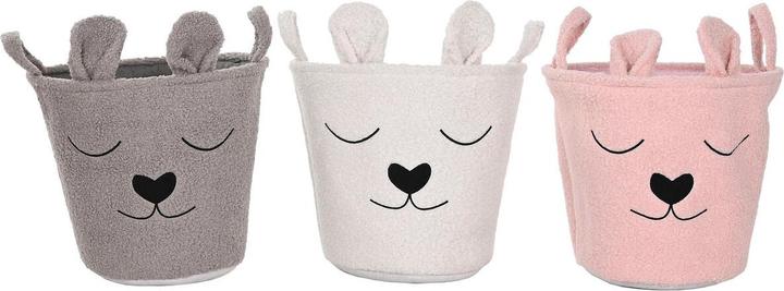 Produktbild Esprit Dekorativer Korb Home Braun Beige Rosa 35 x 35 x 41 cm (3 Stück) (35 cm, 3x)