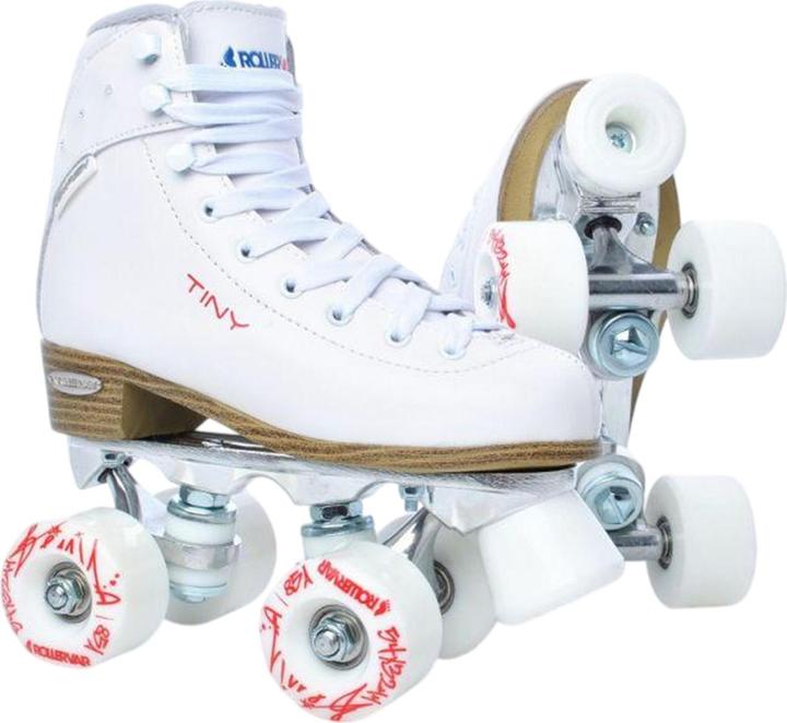 Actual product image Tempish Childrens/Kids Tiny Plus Leather Inline Roller Skates (28.5)
