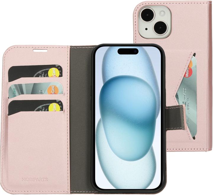 Produktbild Mobiparts Classic Wallet Case Apple iPhone 15/14/13 Pink (Apple iPhone 15)