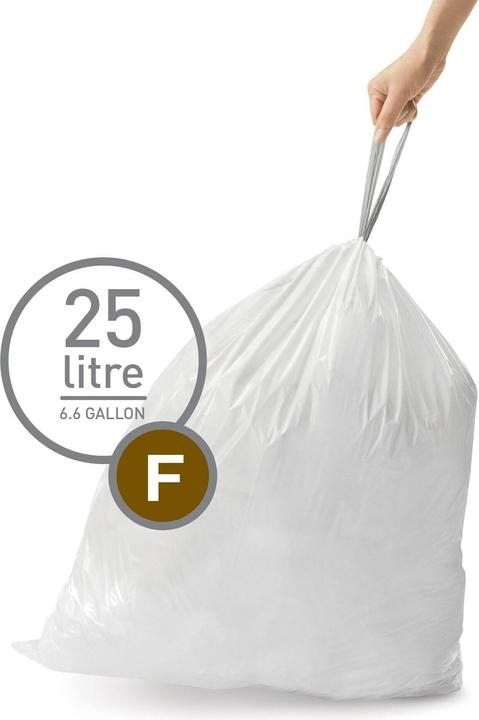 Produktbild Simplehuman Müllbeutel Code F, 30 l, 200 Stück (200x, 30 l)