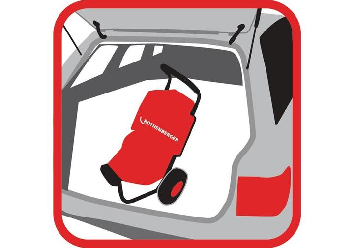 Image du produit Rothenberger Compresseur de rinçage ROPULS eDM pression de service max. 8 bar tension de réseau 230 / 50 V / Hz (Fonctionnement sur secteur)