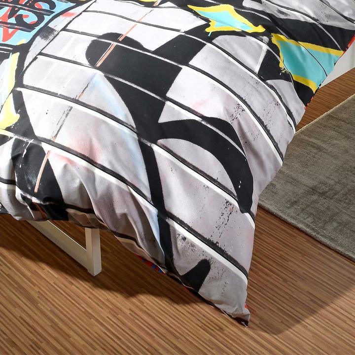 Produktbild BettwarenShop Graffiti (Bettwäsche Set, 80 x 80 cm, 155 x 220 cm)