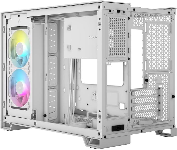 Image du produit Corsair Boîtier iCUE 2500X RGB Midi TG blanc (mATX)