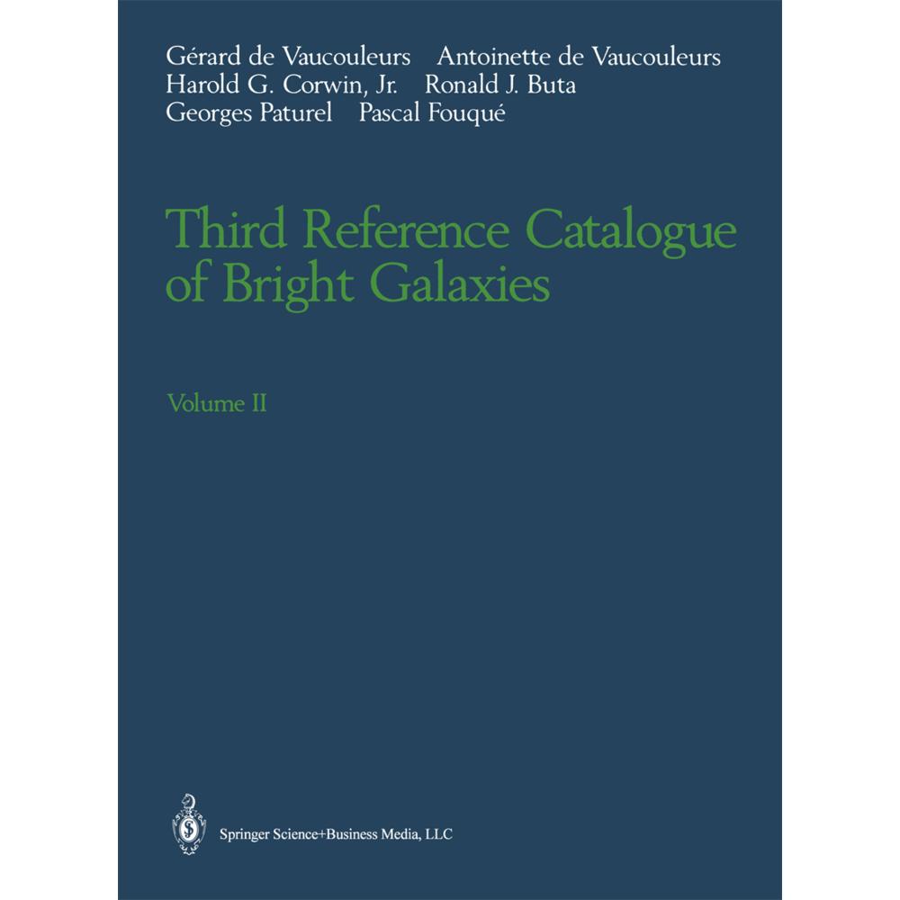 Third Reference Catalogue of Bright Galaxies, Fachbücher von Harold G. Corwin, Gerard de Vaucouleurs, Antoinette de Vauc...
