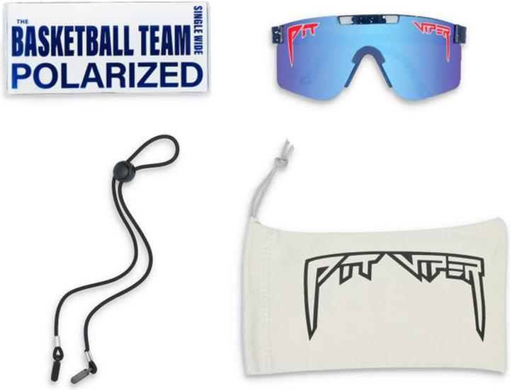Actual product image Pit Viper The Originals The Basketball Team Polarised (turquoise-black-violet, Blue)