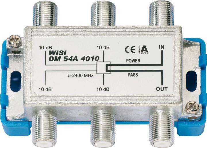 Actual product image WISI Splitter DM 54A 4-fold SAT 5-2400MHz 10dB (Antenna cable)