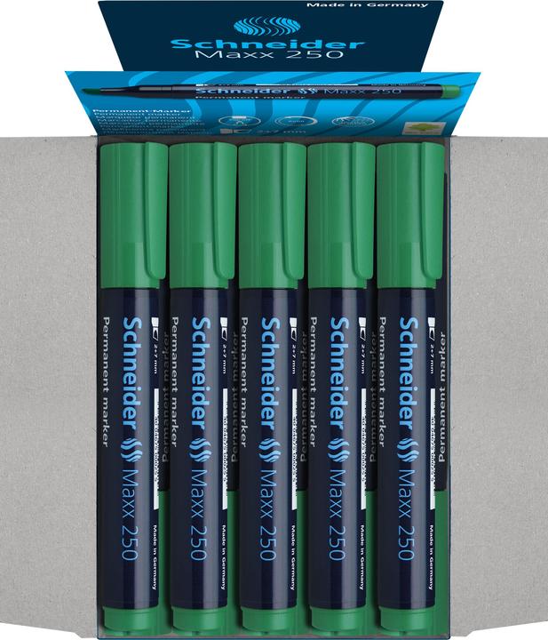 Produktbild Schneider Permanentmarker Maxx 250 Strichstärke: 2-7 mm Schreibfarbe: grün (1x)