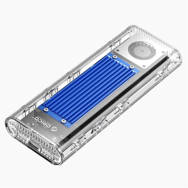 Orico M.2 NVME Enclosure 40Gbps Gaming User+Video Editor (Blue) (M.2)