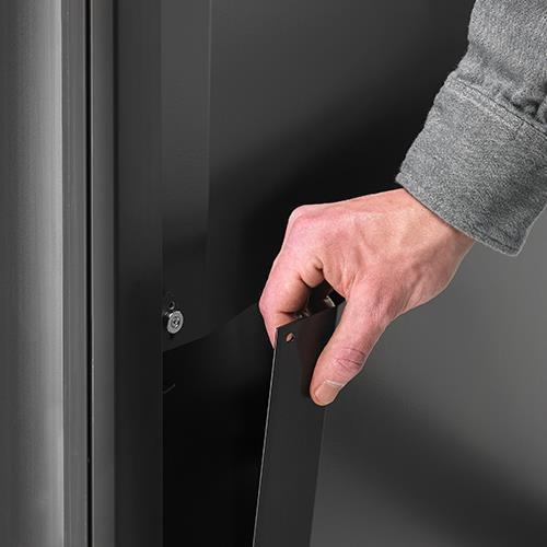 Actual product image Chief Large FUSION LPD1U Dynamic Height Adjustable Mobile Cart (Various)