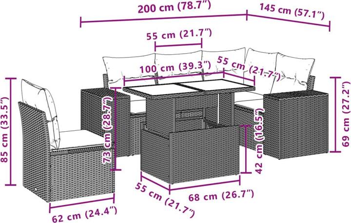 Produktbild vidaXL Anaïs