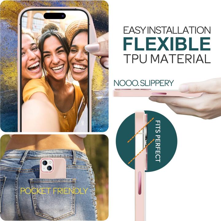 Image du produit Nalia Étui hybride Matt Transparent Frosted (Apple iPhone 15 Plus)