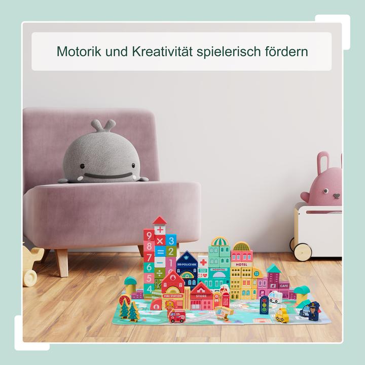 Produktbild Relaxdays Holzbausteine-Set