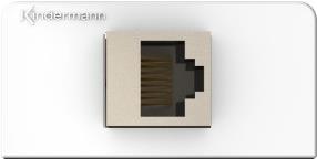 Immagine prodotto 7456-423 Pannello di connessione Cat-6/6A (RJ45) Sch./Klemmt., w/RAL 9010 (CAT6a)