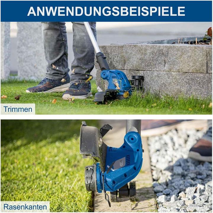 Actual product image Scheppach Akku-Rasentrimmer C-LT300-X mit 90° Motorkopf (Trim line)