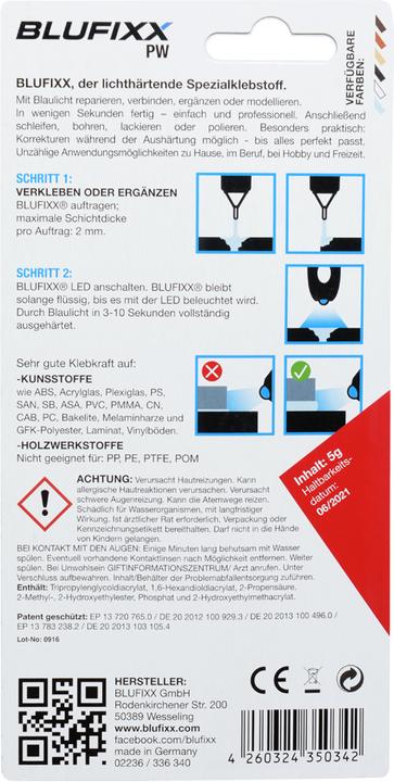 Productafbeelding Blufixx Oppervlakte reparatie set Set (5 g)