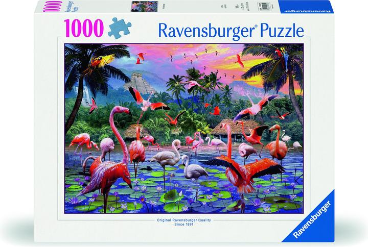 Immagine prodotto Ravensburger Fenicotteri rosa (1000 pezzi)