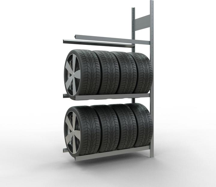 Produktbild Schulte Lagertechnik Räder-Anbauregal MULTIplus151