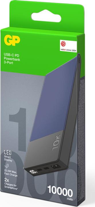 Immagine prodotto GP Batteries GP Powerbank M2+ USB-C PD 10000 mAh - Blu (10000 mAh)