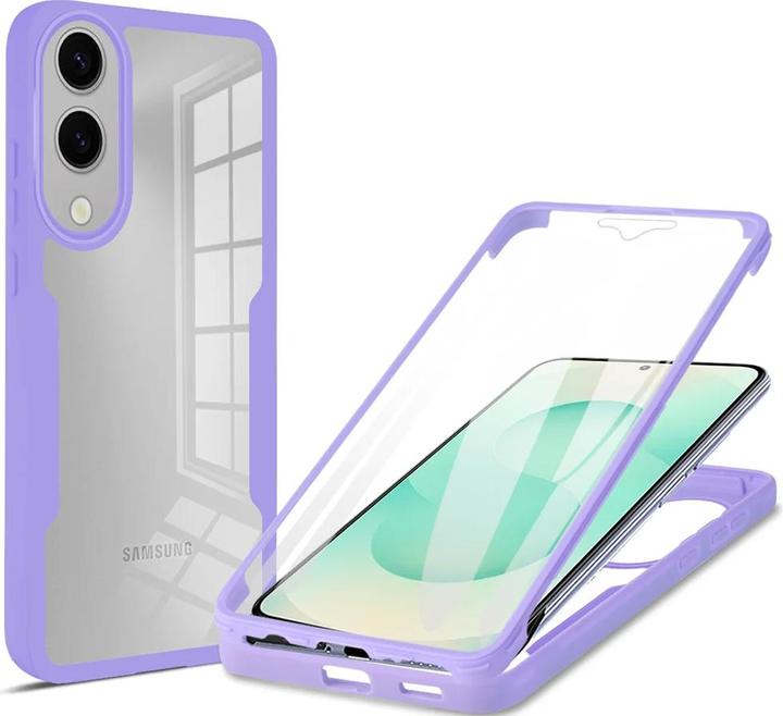 Actual product image Techsuit - ColorVerse 360 Series + Screen Protector - Samsung Galaxy S25 Edge - Purple (Samsung Galaxy S25 Edge)