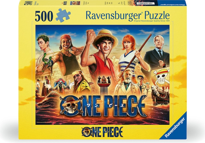 Actual product image Ravensburger Puzzle 12001499 - The Adventures of the Straw Hat Pirates - 500 piece jigsaw puzzle for (500 pieces)