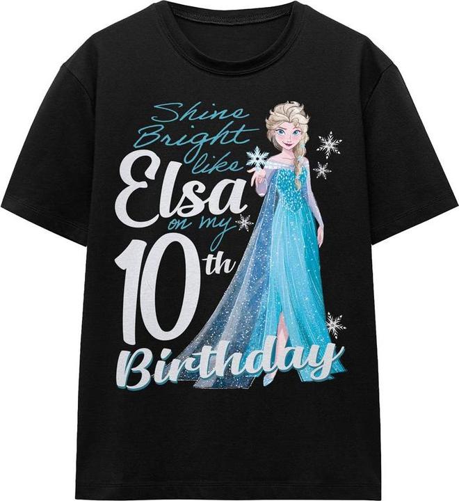 Produktbild Disney Frozen Bright Like Elsa TShirt 10. Geburtstag (S)