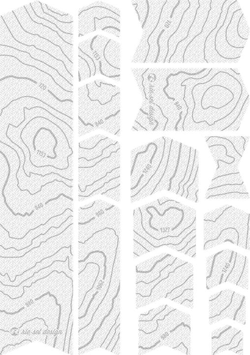 riesel design Rahmenschutz Frame Guard Höhenlinien