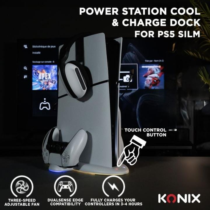 Actual product image Konix Powerstation Slim (PS5)