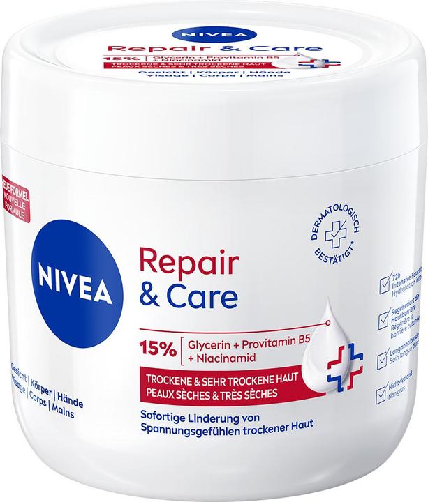 NIVEA Repair & Care Intensive Repair (Lichaamscrème, Lichaamslotion, 400 ml)