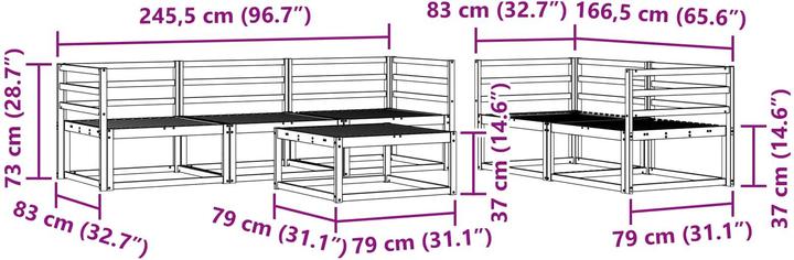 Produktbild vidaXL Outdoor-Sofagarnitur