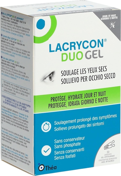 Théa Lacrycon Duo Gel (12 ml, Lacrycon Duo Gel 30 Monodosen 0.4g)