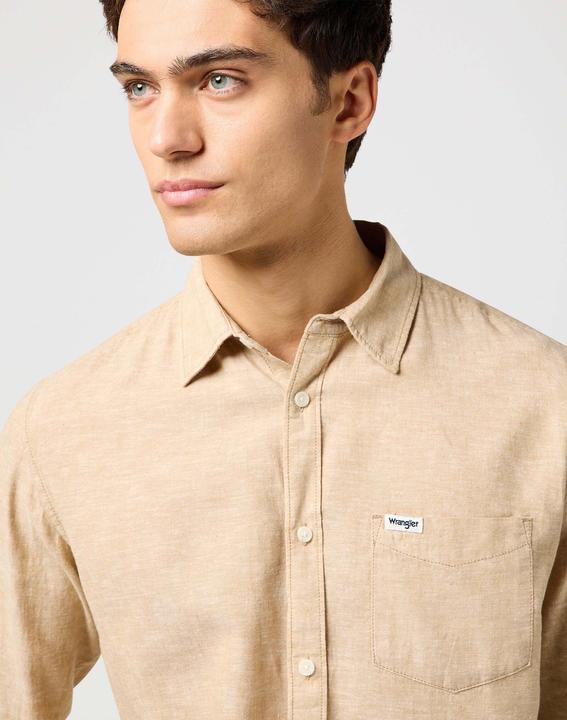 Produktbild Wrangler Leinenhemd 1 Pkt Shirt (XXL)