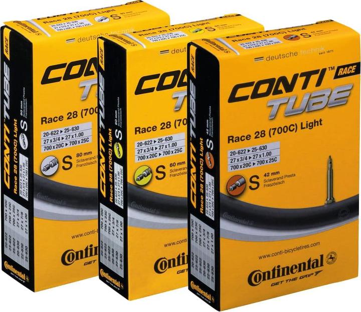 Image du produit Continental Race Light (Presta (SV), 28", 60 mm)