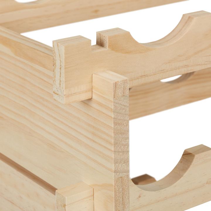 Actual product image Relaxdays wine rack (82 x 25 x 73 cm)