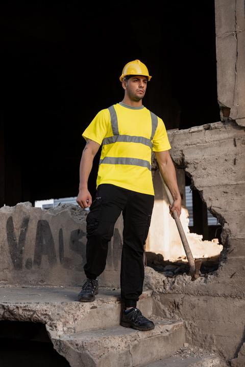 Actual product image Korntex Hi-Vis Poly T-Shirt (3XL)