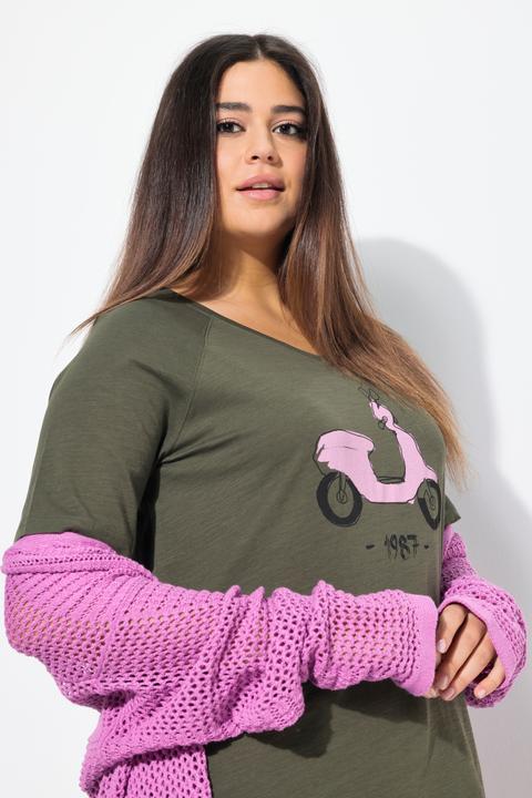 Actual product image Ulla Popken Voped Short Sleeve Graphic Tee (46, 48)