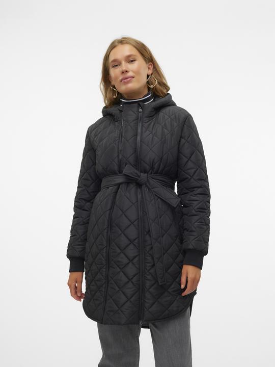 Image du produit Mamalicious Col rond Poignets côtelés Veste matelassée (M)