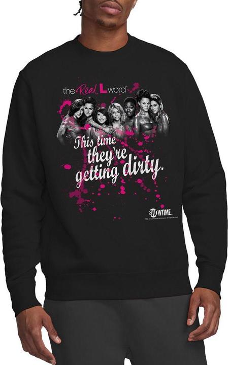 Actual product image The Real L Word Unisex Adult Dirty Sweatshirt (L)