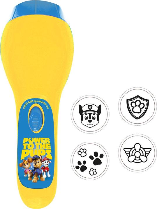 Actual product image Paw Patrol projection flashlight with 4 different projection themes