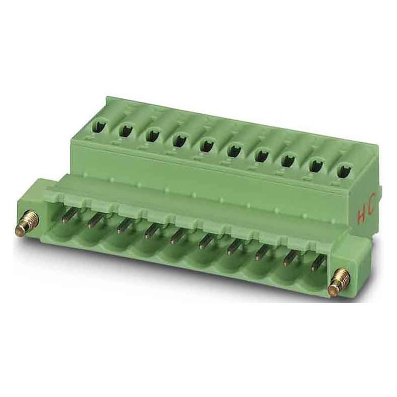 Phoenix Contact Contactdoosbehuizing kabel FKIC Aantal polen Totaal 4 Afstand: 5,08 mm 1942727 50 st., Kabels + Stekkers, Groen